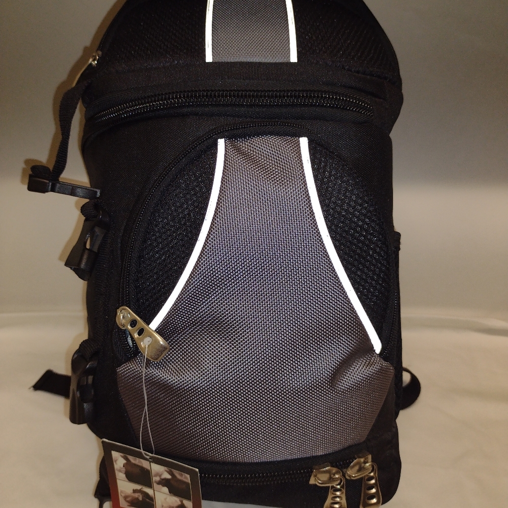 Black DuraShield Pro-Series Sling Style Padded Camara Case Bag BackPack.
